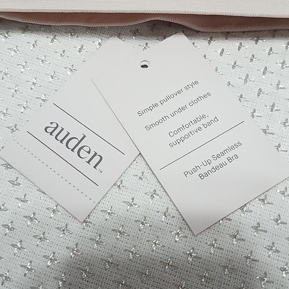 NWT Auden comfortable push-up seamless bandeau bra - Picture 2 of 4